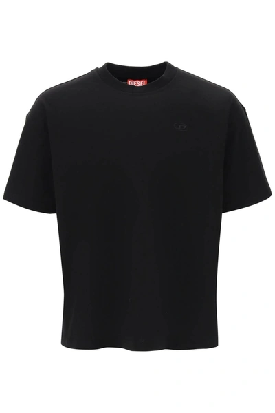 Diesel T-boggy Megoval-d T-shirt In Black