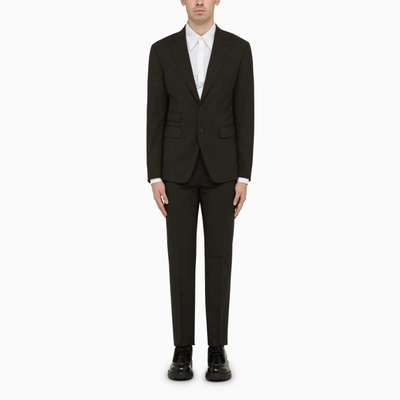 DSQUARED2 DSQUARED2 DARK GREY SINGLE BREASTED WOOL SUIT