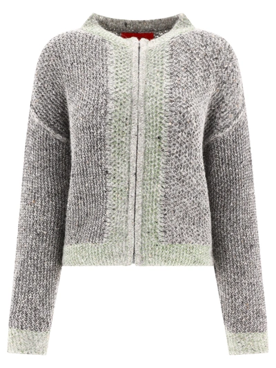 Eckhaus Latta "garden" Cardigan In Green