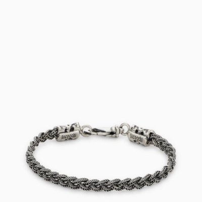 EMANUELE BICOCCHI EMANUELE BICOCCHI SILVER 925 BRAIDED BRACELET