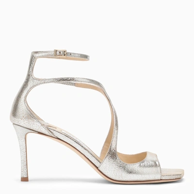 Jimmy Choo Azia Metallic In Cream