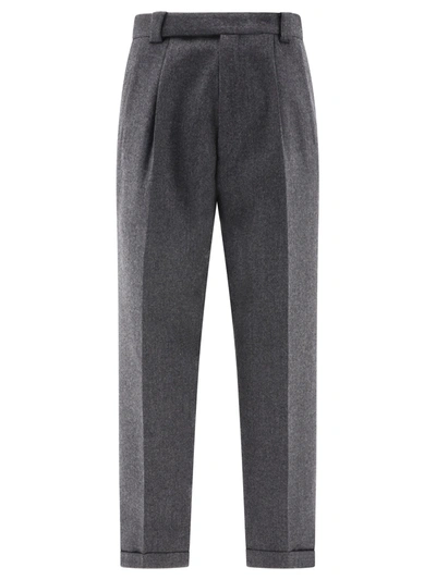 Kaptain Sunshine "2pleats" Trousers In Grey