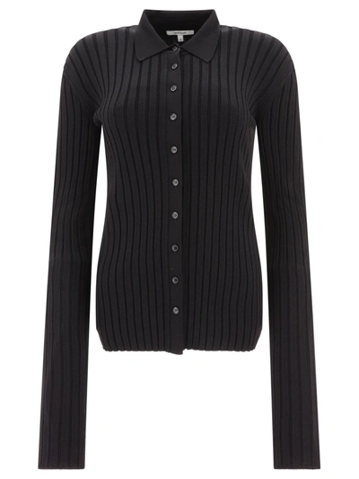 Nensi Dojaka Stretch Viscose Shirt In Black