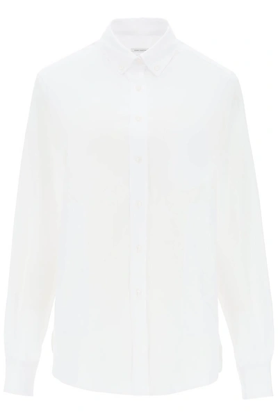 Saks Potts William Poplin Shirt In White