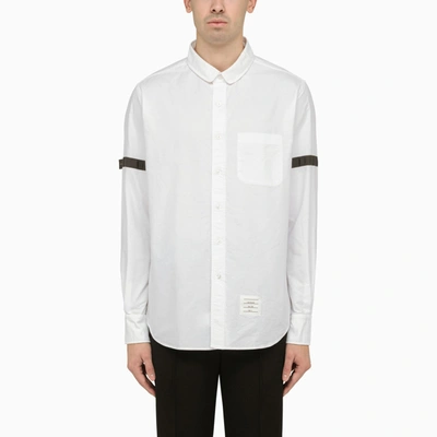 Thom Browne White Cotton Shirt With Detail