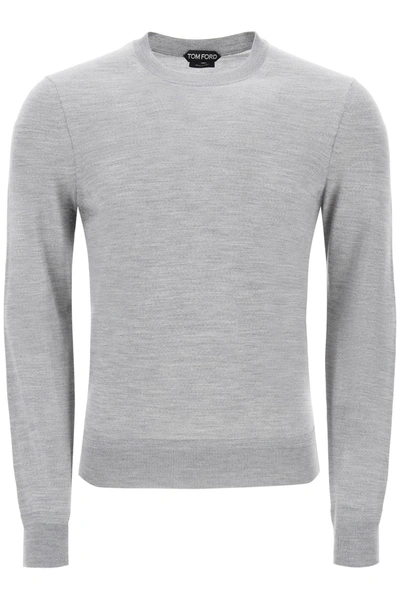 Tom Ford Light Wool Sweater In Grey