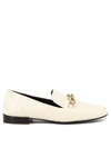 Tory Burch Jessa Leather Mules In White