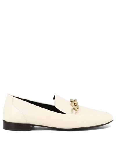 Tory Burch Jessa Leather Mules In White