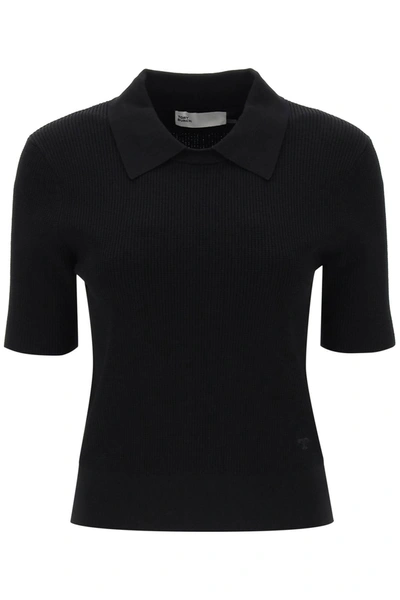 TORY BURCH TORY BURCH KNITTED POLO SHIRT