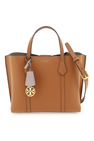 Tory Burch Small Perry Shopping Bag In Brown