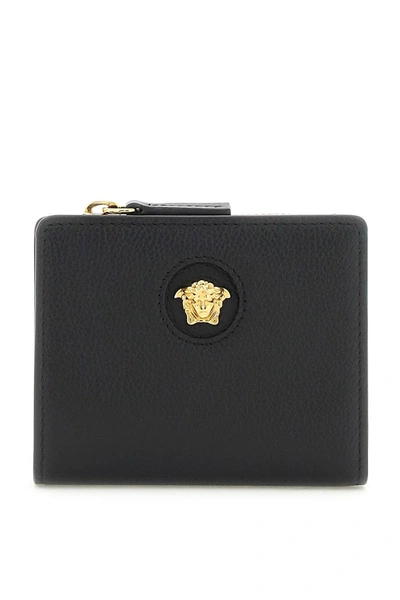Versace 'la Medusa' Bifold Wallet In Black