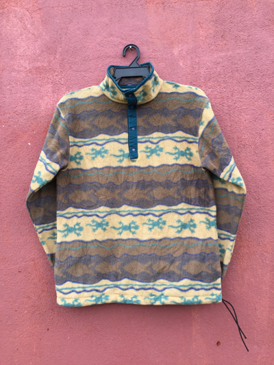 Pre-owned L L Bean X Vintage 90's Llbean Sweatshirt Fleece In Multicolor