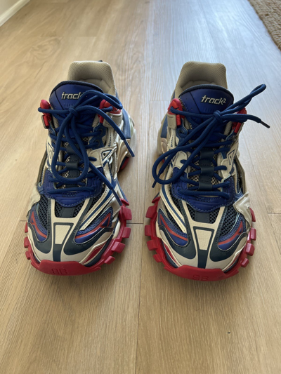 Pre-owned Balenciaga Track 2 Shoes In Blue