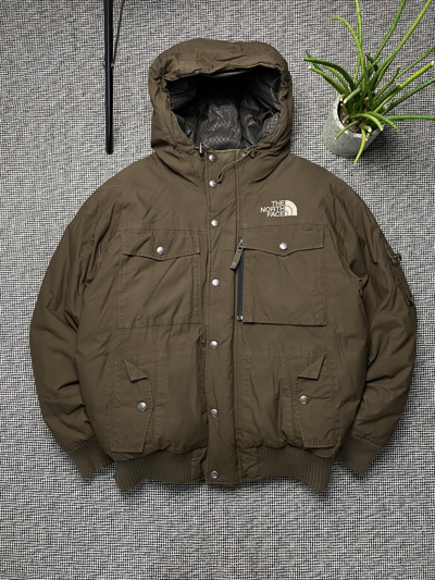 Pre-owned The North Face X Vintage The North Face Vintage Puffer Jacket Hyvent Brown