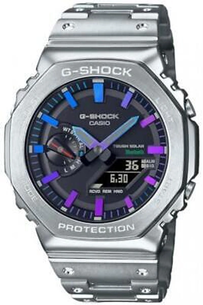 Pre-owned Casio G-shock Gm-b2100pc-1ajf Bluetooth Analog Digital Solar Men Watch