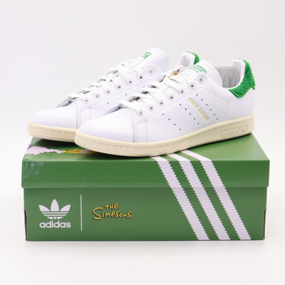 Pre-owned Adidas Originals Ie7564 Homer Simpson ×  Stan Smith Green