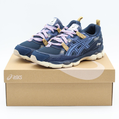 Pre-owned Asics 1203a308-400 Fujitaka Towel  Gel-nyc French Blue Grand Shark (men's)