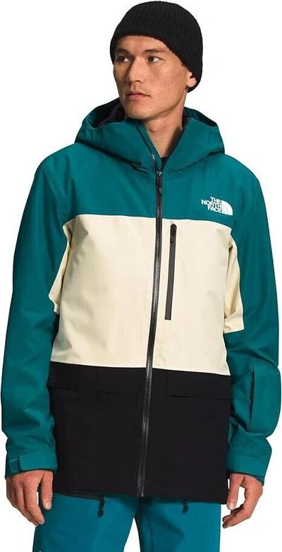 Pre-owned The North Face Sickline Nf0a4qwx7y7 Men's Blue Insulated Ski Jacket Xl Dtf595 In Harbor Blue/gravel/black