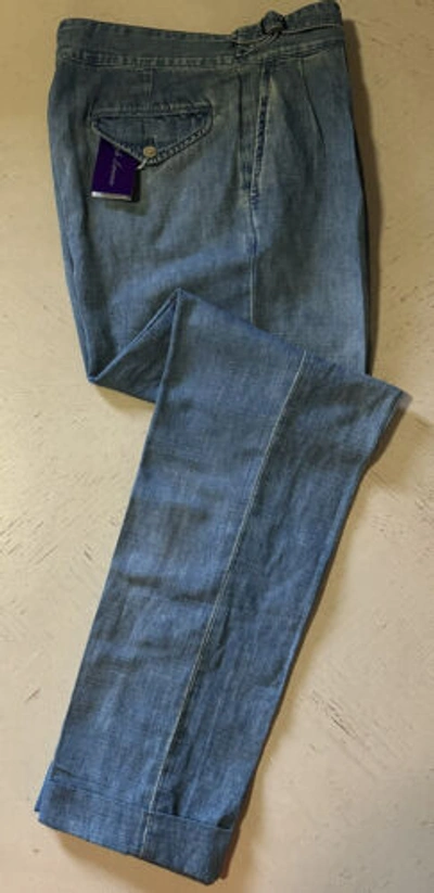 Pre-owned Ralph Lauren Purple Label Men Jeans Pants Blue 32x34 Us ( 48 Eu ) Italy