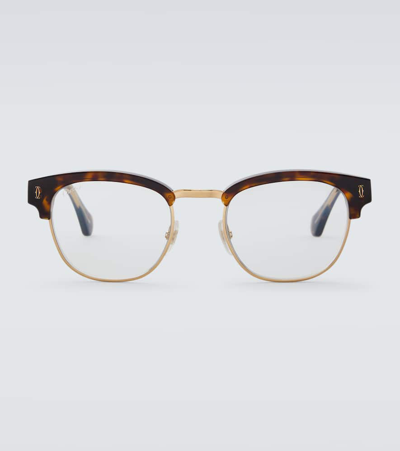 Cartier Round Glasses In Gold