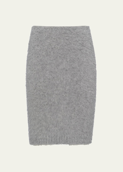 PRADA PENCIL CASHMERE SKIRT