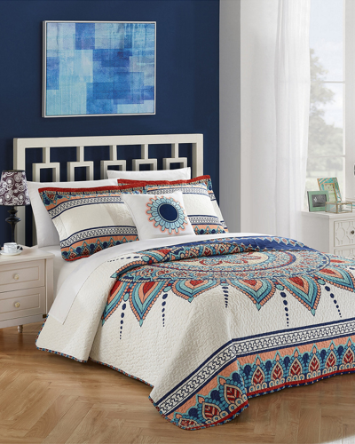 Chic Home 4pc Yucca Boho Reversible Quilt Set