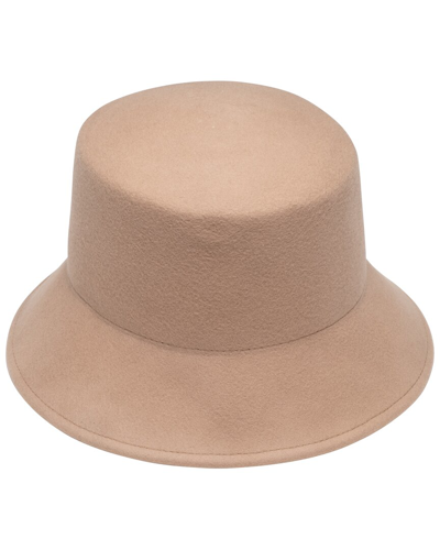 Eugenia Kim Jonah Wool Bucket Hat In Beige