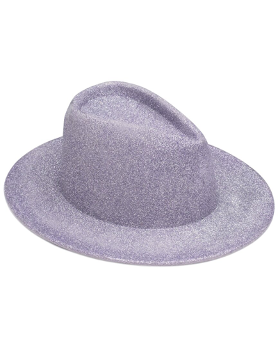 Eugenia Kim Blaine Glitter Fedora In Purple