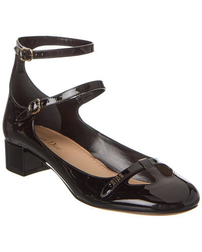 Dior Aime  Patent Pump In Black