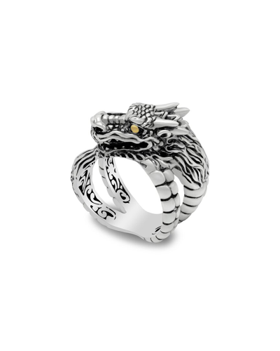 SAMUEL B. SAMUEL B. 18K & SILVER DRAGON RING