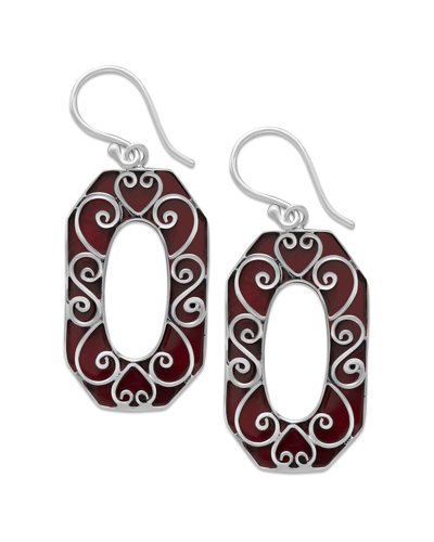 Samuel B. Silver Earrings In Brown