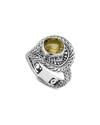Samuel B. Cushion Cut Filigree Ring
