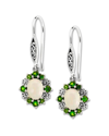 SAMUEL B. SAMUEL B. SILVER 2.33 CT. TW. GEMSTONE EARRINGS