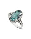 SAMUEL B. SAMUEL B. SILVER 4.50 CT. TW. GREEN TOURMALINE RING