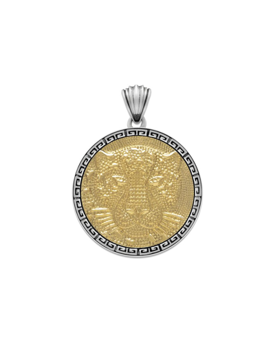 Samuel B. 18k & Silver Leopard Pendant