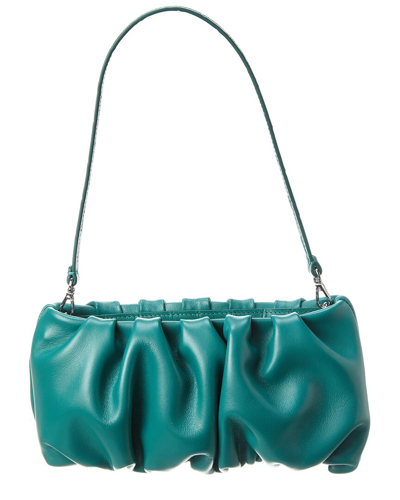 Staud Bean Convertible Leather Shoulder Bag In Green