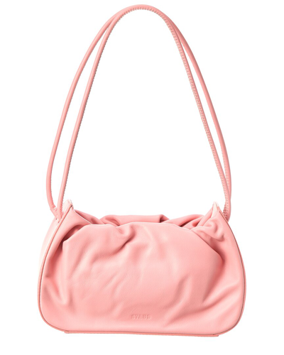 Staud Kiki Leather Shoulder Bag In Pink