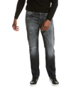 7 For All Mankind Mens Slimmy Tapered Luxe Performance Eco Jeans In Dark Stonewash In Blue