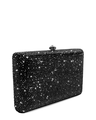 Aquaswiss Aqs Lily Crystal Clutch In Black