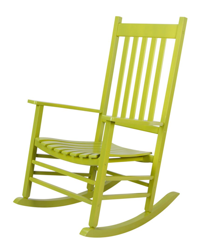 Shine Co. Shine Company Vermont Porch Rocker In Lime