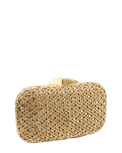 Aquaswiss Aqs Crystal Classic Clutch In Gold