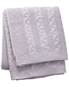 ALLIED HOME ALLIED HOME CLASSIC LAVENDER SCENTED CABLE KNIT THROW