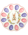 CERTIFIED INTERNATIONAL CERTIFIED INTERNATIONAL EASTER GARDEN 3D DEVILED EGG PLATE