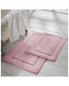 ALLURE MODERN THREADS 2-PACK SOLID LOOP WITH NON-SLIP BACKING BATH MAT SET