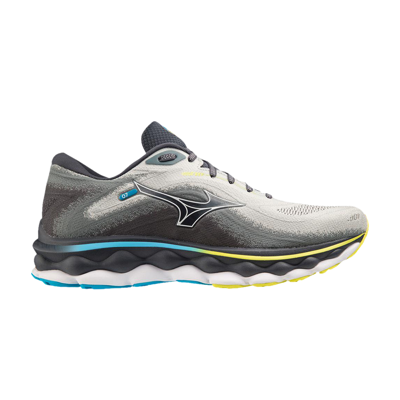 Pre-owned Mizuno Wave Sky 7 'grey Pearl Blue'
