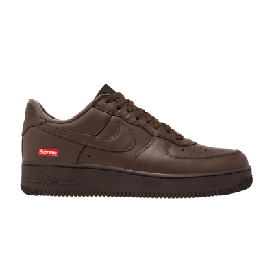 Pre-owned Nike Supreme X Air Force 1 Low 'box Logo - Baroque Brown'