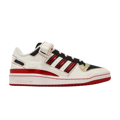 Pre-owned Adidas Originals Marvel X Forum Low 'ironman' In White
