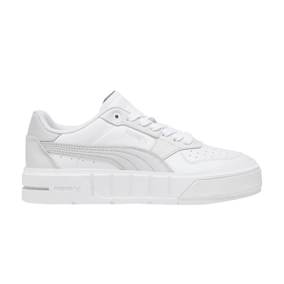 Pre-owned Puma Wmns Cali Court Leather 'white Cool Light Grey'