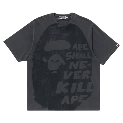 Pre-owned Bape Big Ape Head Tee 'black'