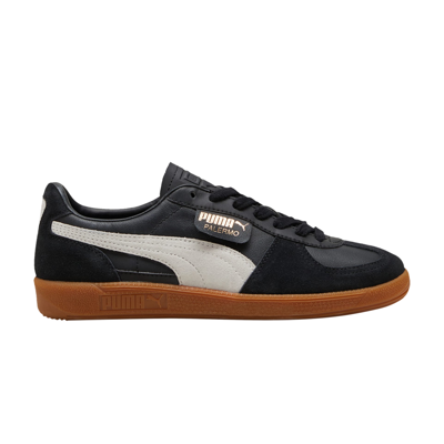 Pre-owned Puma Palermo Leather 'black Feather Grey Gum'